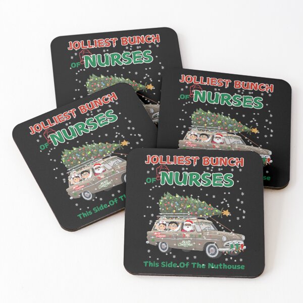 Item preview, Jolliest Bunch Of Nurses This Side Of The Nuthouse Ideal for holiday-loving Nurses designed and sold by ketkacreations.
