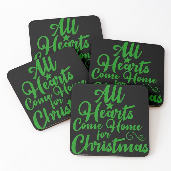 Item preview, All hearts come home for Christmas - green designed and sold by kjp-design.