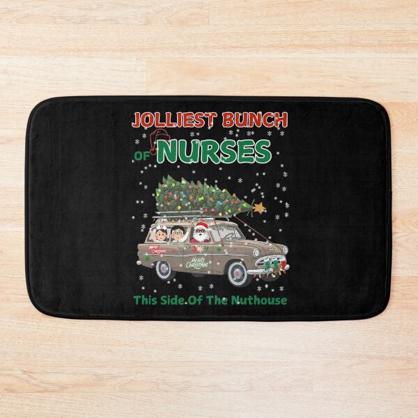 Item preview, Jolliest Bunch Of Nurses This Side Of The Nuthouse Ideal for holiday-loving Nurses designed and sold by ketkacreations.