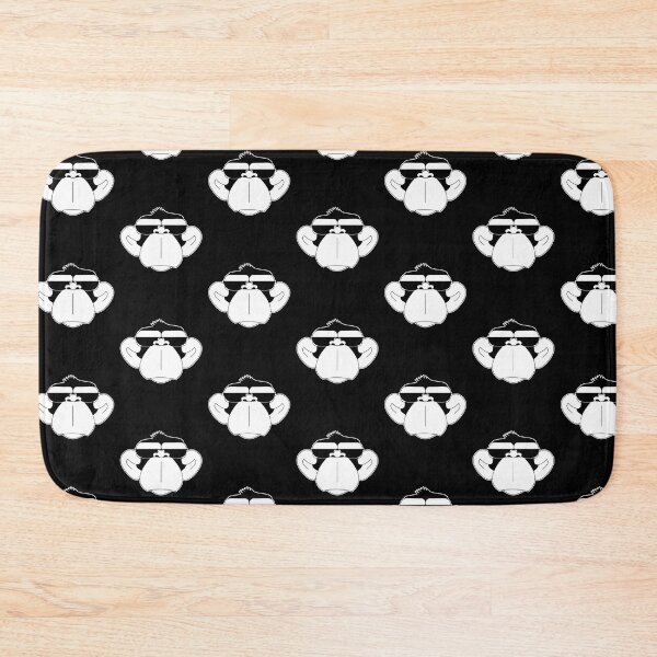 Item preview, Monkey serious citizen sunglasses white and black designed and sold by Rafael Franklin.