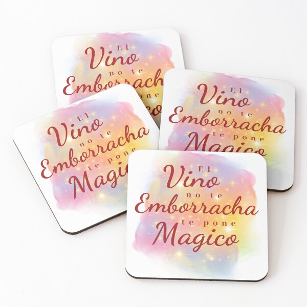 Item preview, El vino no te emborracha te pone magico designed and sold by Literally-True.