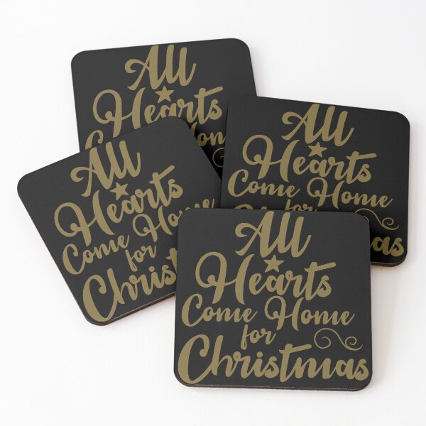 Item preview, Copy of Copy of All hearts come home for Christmas - old gold designed and sold by kjp-design.