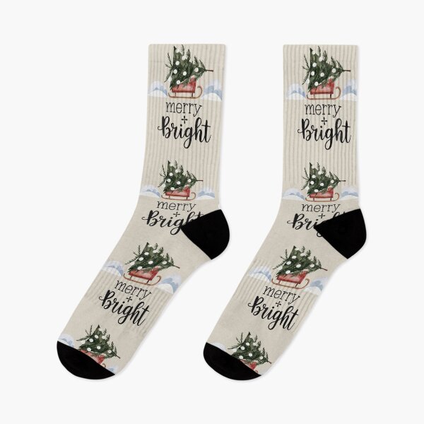 Item preview, Women's Christmas Merry and Bright Fashion Design designed and sold by REAL IRISH GIFTS.