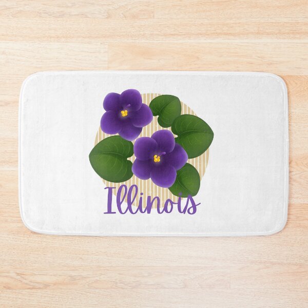 Artikelvorschau, Illinois State Flower Violet Klassisches T-Shirt Aufkleber entworfen und verkauft von ThinkNature!.