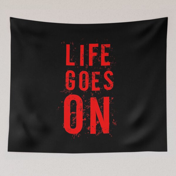 Item preview, Life Goes On - red designed and sold by kjp-design.