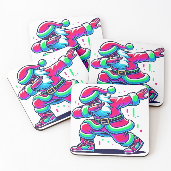 Item preview, Neon Santa Dabbing Christmas Design designed and sold by AIARTIST1.
