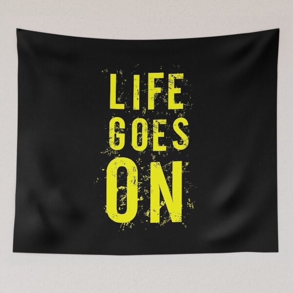 Item preview, Life Goes On - yellow designed and sold by kjp-design.
