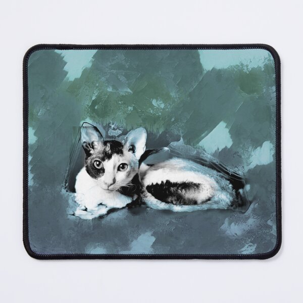 Item preview, PASTEL BLUE, MINT GREEN, POWDER BLUE, DUSTY BLUE, OLIVE GREEN AND DARK DUSTY TEAL CORNISH-REX IN LEAVES AND GRASS designed and sold by Most1234.