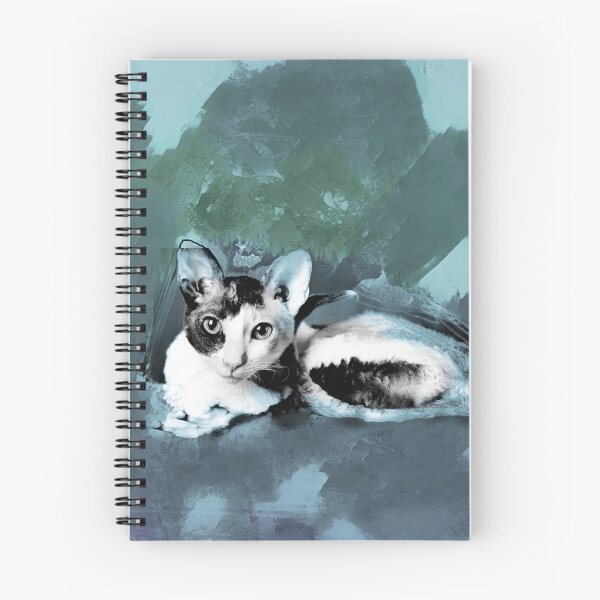 Item preview, PASTEL BLUE, MINT GREEN, POWDER BLUE, DUSTY BLUE, OLIVE GREEN AND DARK DUSTY TEAL CORNISH-REX IN LEAVES AND GRASS designed and sold by Most1234.