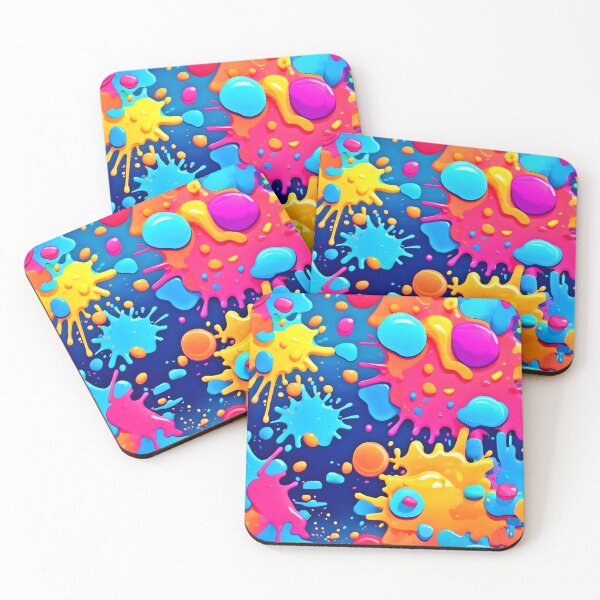 Item preview, Rainbow Splash Paint Art designed and sold by Health And Fitness Posts e-Store.