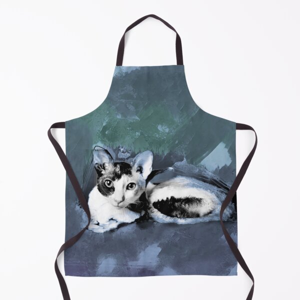 Item preview, PASTEL PURPLE, LAVENDER PURPLE, PALE BLUE, DUSTY VIOLET, DUSTY TEAL AND GREEN CORNISH-REX IN LEAVES AND GRASS designed and sold by Most1234.