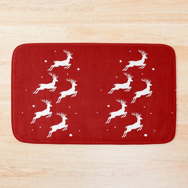 Item preview, Christmas Deer Dashing Through the Snow, Unique designed and sold by villacreativa.