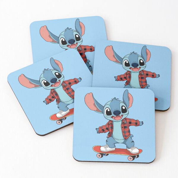 Item preview, Stitch on skateboard designed and sold by PRINTLAN.