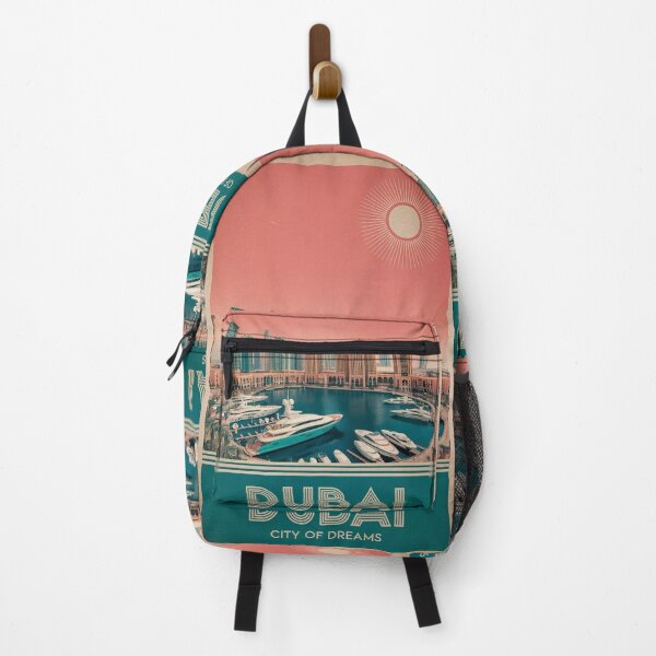 Item preview, Dubai Vintage Travel Poster designed and sold by TravelerRat.