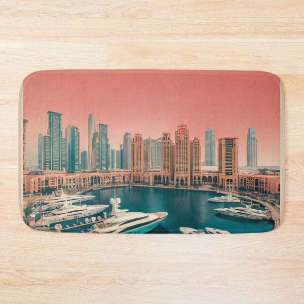 Item preview, Dubai Vintage Travel Poster designed and sold by TravelerRat.