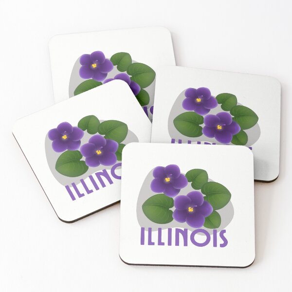 Artikelvorschau, Illinois State Flower Violet Klassisches T-Shirt Aufkleber entworfen und verkauft von ThinkNature!.
