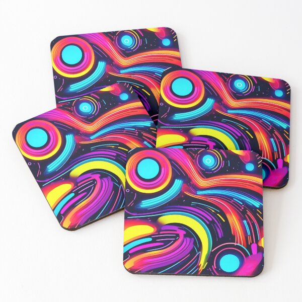Item preview, Neon Dreamscape Art designed and sold by Health And Fitness Posts e-Store.