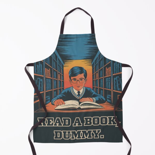 Item preview, Read a Book, Dummy! - Vintage Library Humor designed and sold by 3MillsDesign.