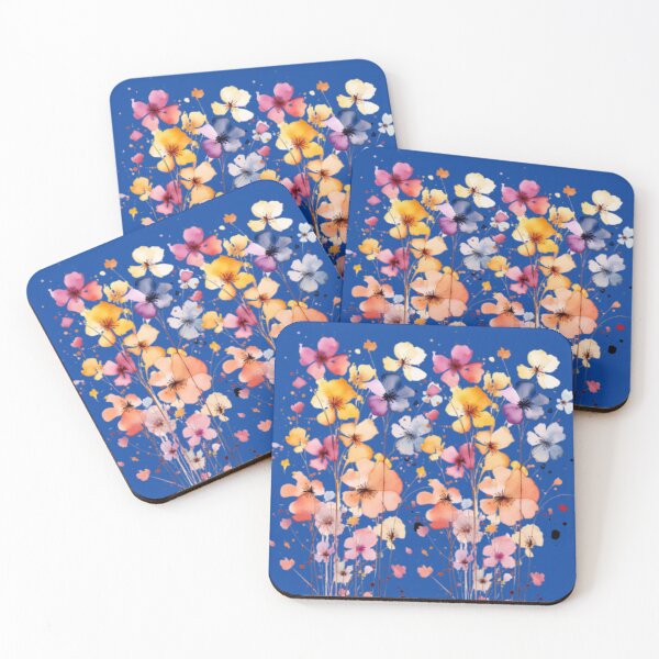 Item preview, Vibrant Watercolor Wildflowers designed and sold by Dipab121.