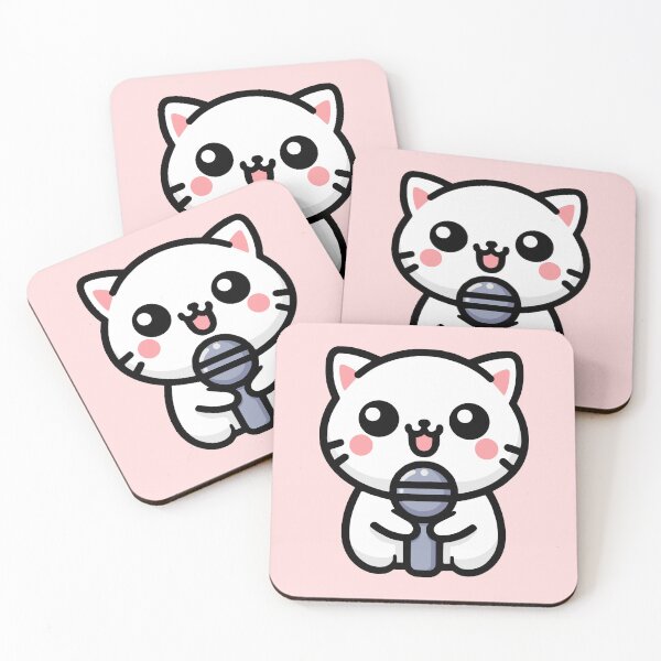 Item preview, Kawaii Singing Cat! designed and sold by PMCreative.