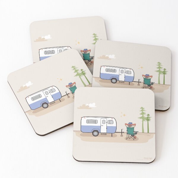Item preview, It's your day - Retro caravan camping designed and sold by avec magie.