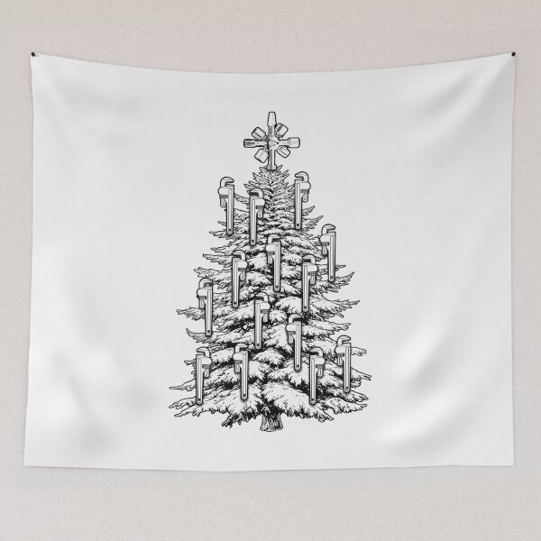 Item preview, Plumber Christmas Tree Funny Festive Pipefitter Plumbing designed and sold by GrandeDuc.