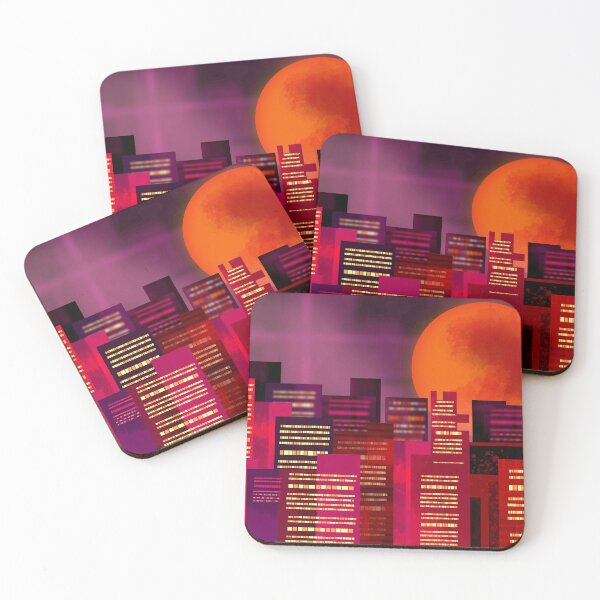Item preview, Red Cityscape designed and sold by Andrew  Hitchen.