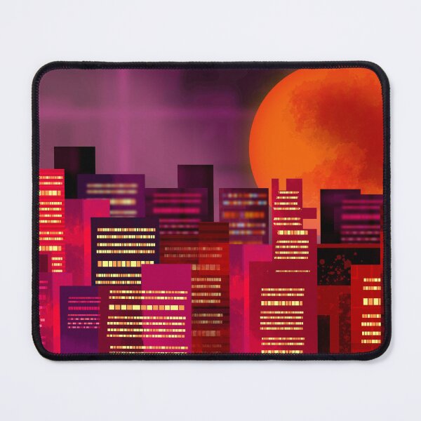 Item preview, Red Cityscape designed and sold by Andrew  Hitchen.