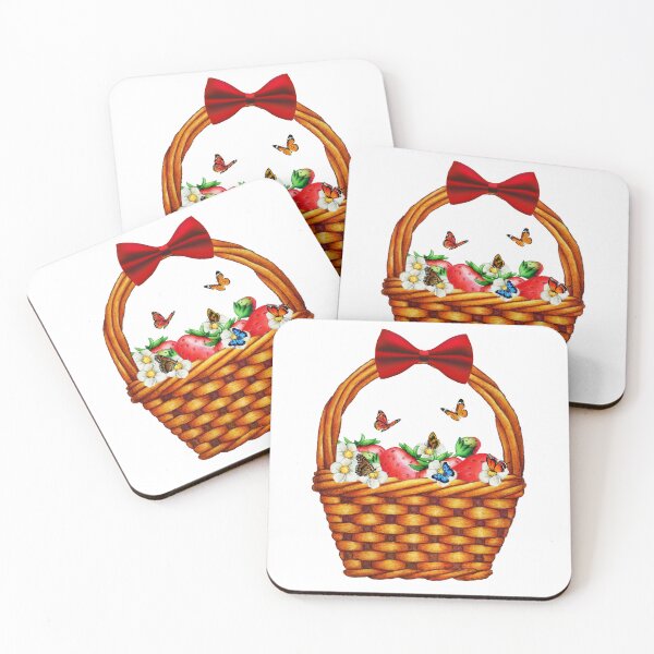 Item preview, Strawberries and butterflies designed and sold by Gardenpets.