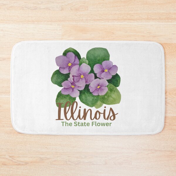 Artikelvorschau, Illinois State Flower Violet Klassisches T-Shirt Aufkleber entworfen und verkauft von ThinkNature!.