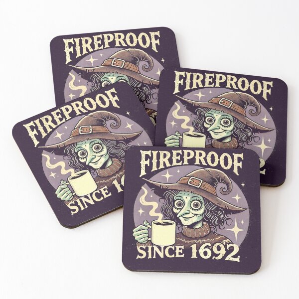 Item preview, Fireproof since 1692 witch designed and sold by Inadesignstore.