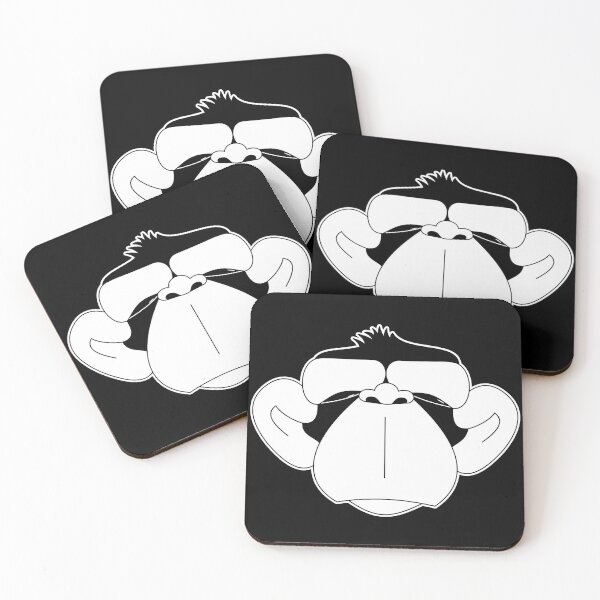 Item preview, Mono ciudadano serio blanco y negro designed and sold by Rafael Franklin.