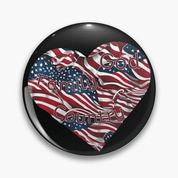 Item preview, God, Family, Country designed and sold by Kid Wits Ink  "Wise enough to leave a lasting impression!".