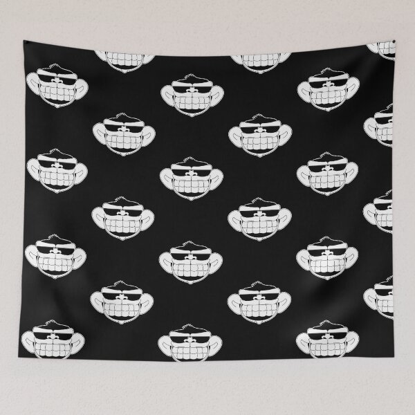 Item preview, Happy monkey citizen sunglasses white and black designed and sold by Rafael Franklin.