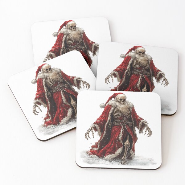 Item preview, Skeleton Santa Claus Goth Christmas designed and sold by Melissify.