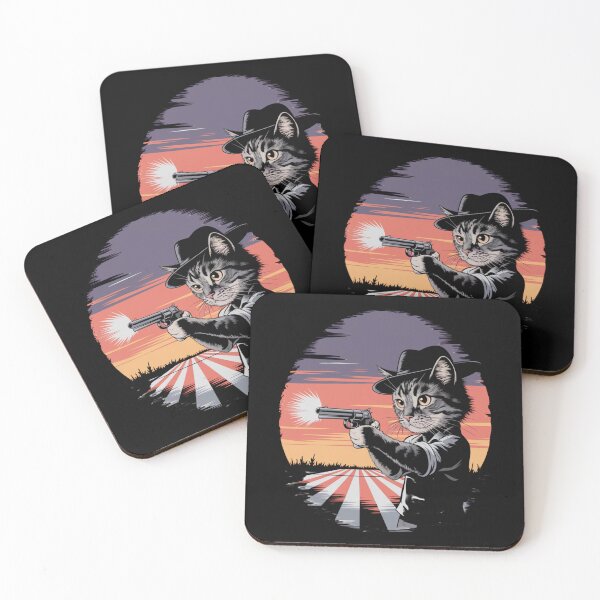 Item preview, Pew Pew Madafakas Cat Funny Meme Design | Cute Gun-Toting Cat Art designed and sold by Colorful-Garden.