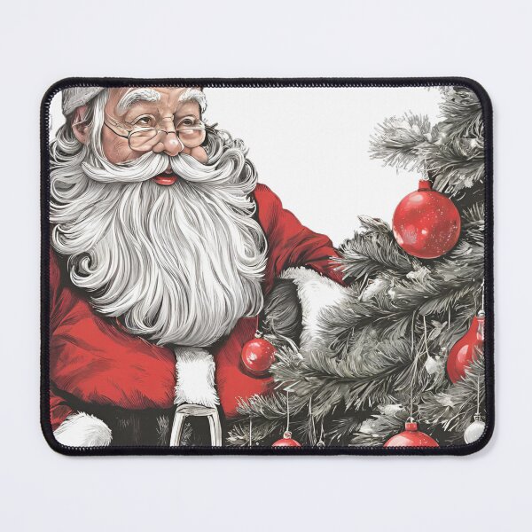 Aperçu de l'œuvre Le Père Noël décore le sapin de Noël créée et vendue par Iraf21.