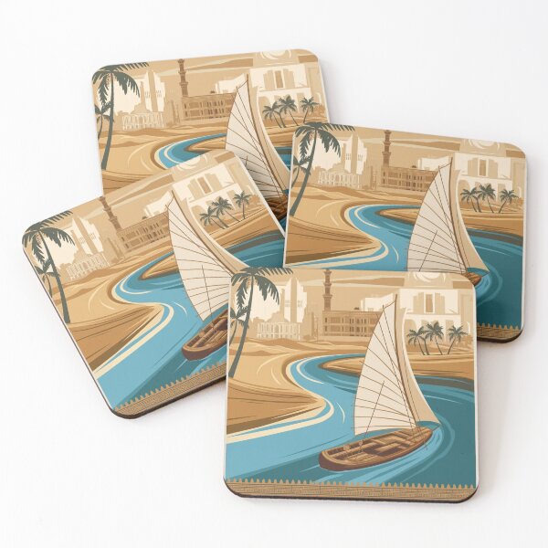 Item preview, Khartoum Vintage Travel Poster designed and sold by TravelerRat.