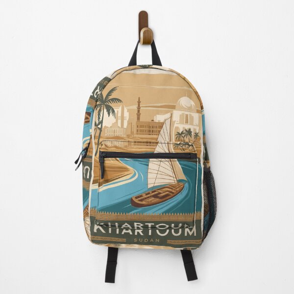 Item preview, Khartoum Vintage Travel Poster designed and sold by TravelerRat.