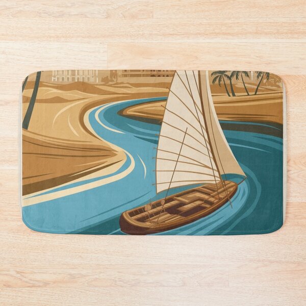 Item preview, Khartoum Vintage Travel Poster designed and sold by TravelerRat.