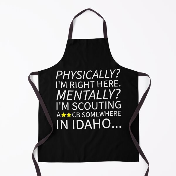 Item preview, Physically Here Mentally Scouting a Two-Star CB in Idaho | Funny Football Gamer | College Football | Sports Fan Gift designed and sold by shashtopia.