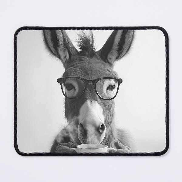 Item preview, Donkey Drinking Coffee, Funny Coffee Lover Photo designed and sold by CheekyAnimalz.