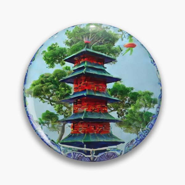 Item preview, chinese pagoda design designed and sold by ruiztiger70.