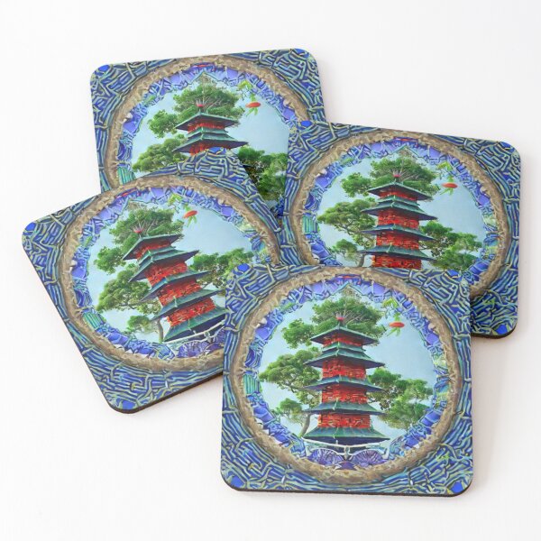 Item preview, chinese pagoda design designed and sold by ruiztiger70.