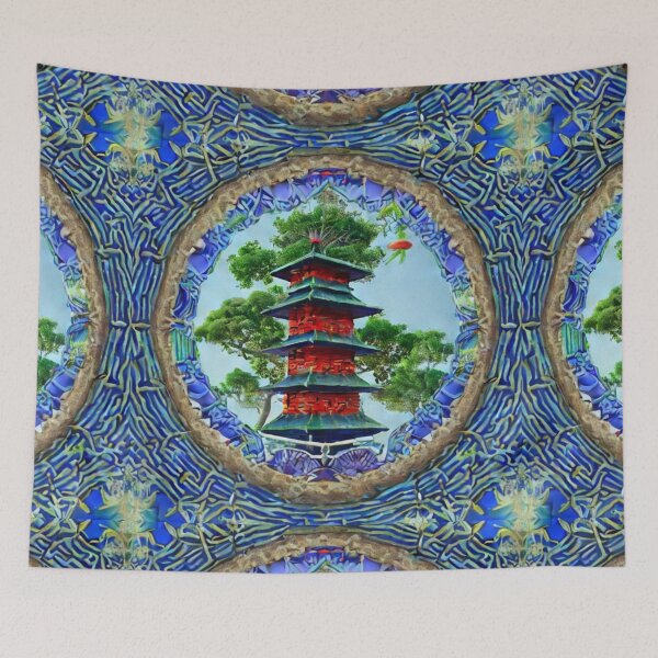 Item preview, chinese pagoda design designed and sold by ruiztiger70.