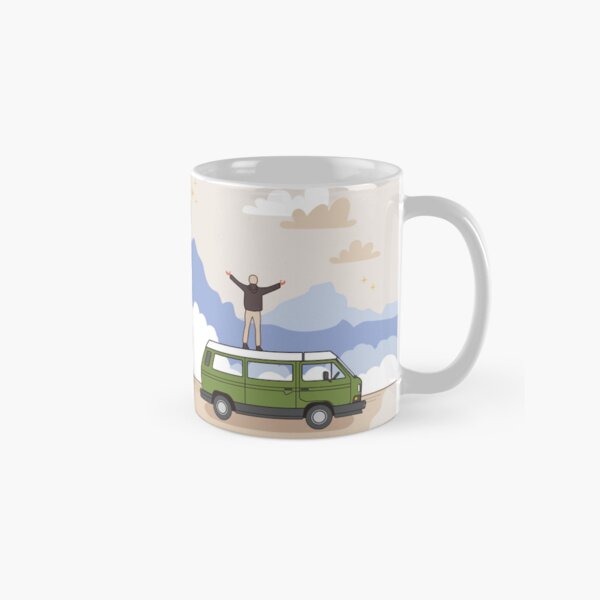 Gratitude - Campeur van et montagnes Mug classique