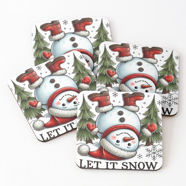 Item preview, Let It Snow Upside Down Snowman designed and sold by Aredbox.