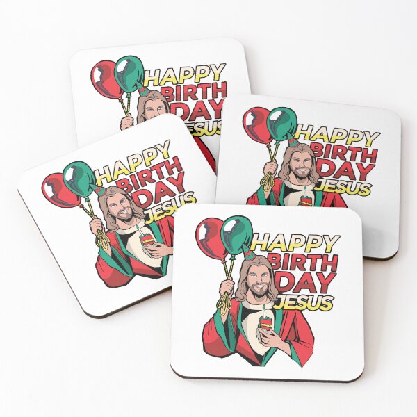 Item preview, Happy Birthday Jesus Christmas Celebration Design designed and sold by DrawHandArt.
