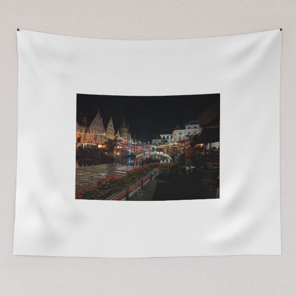 Item preview, Ghent at night  designed and sold by Hannahb1101.