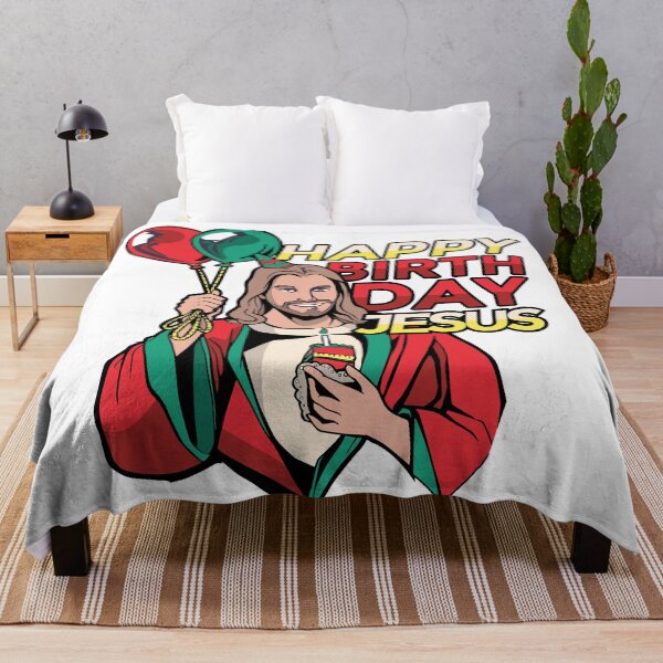 Item preview, Happy Birthday Jesus Christmas Celebration Design designed and sold by DrawHandArt.